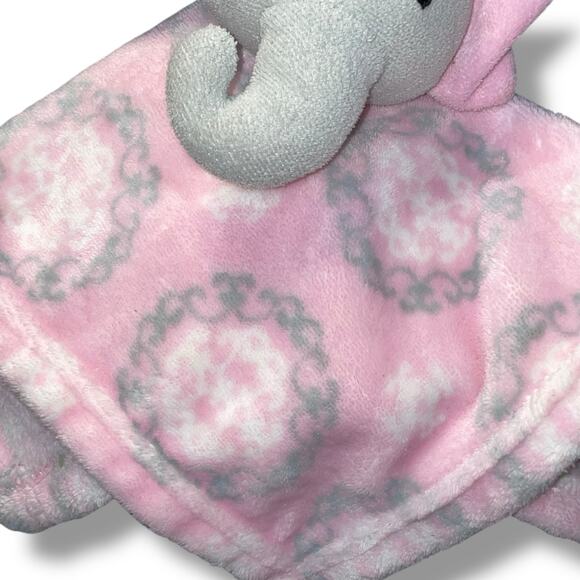 Hudson Baby Lovey Elephant Security Blanket Plush HB Stuffed Shower Nursery 14" - Picture 4 of 9